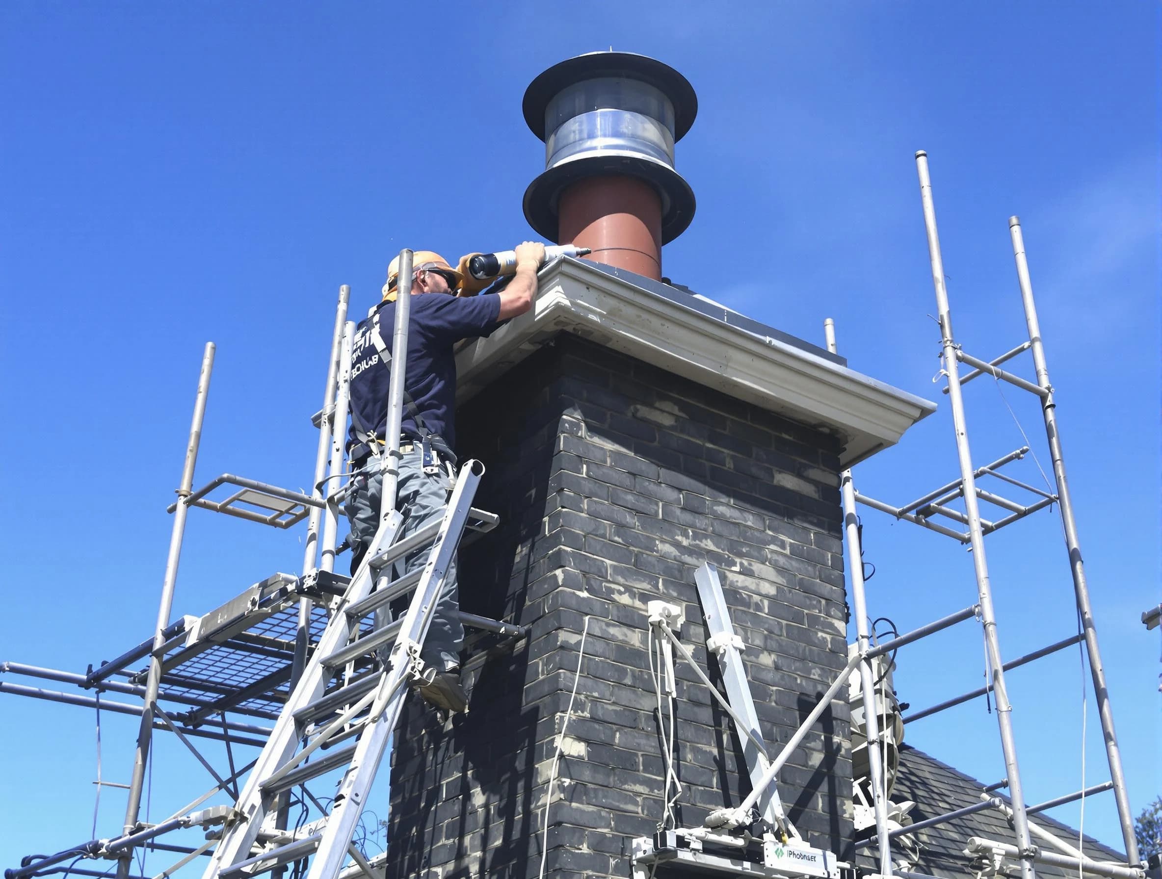 Sturdy chimney crown finished by Tuscaloosa Chimney Sweep in Tuscaloosa, AL