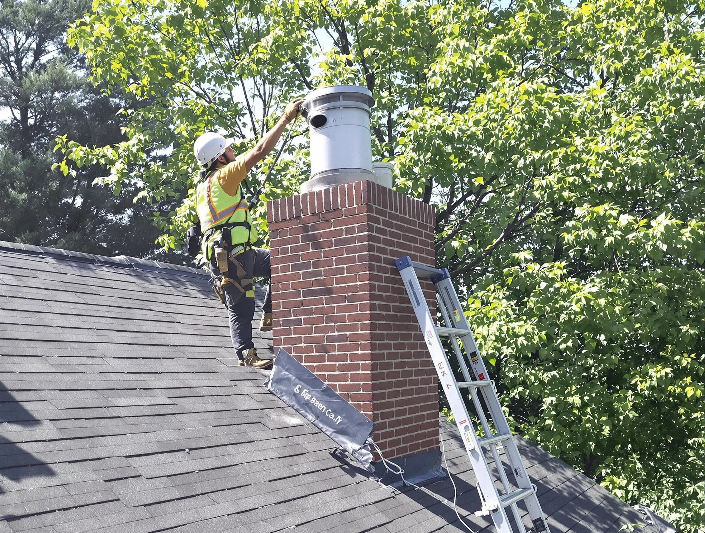 Chimney liner inspection by Tuscaloosa Chimney Sweep in Tuscaloosa, AL