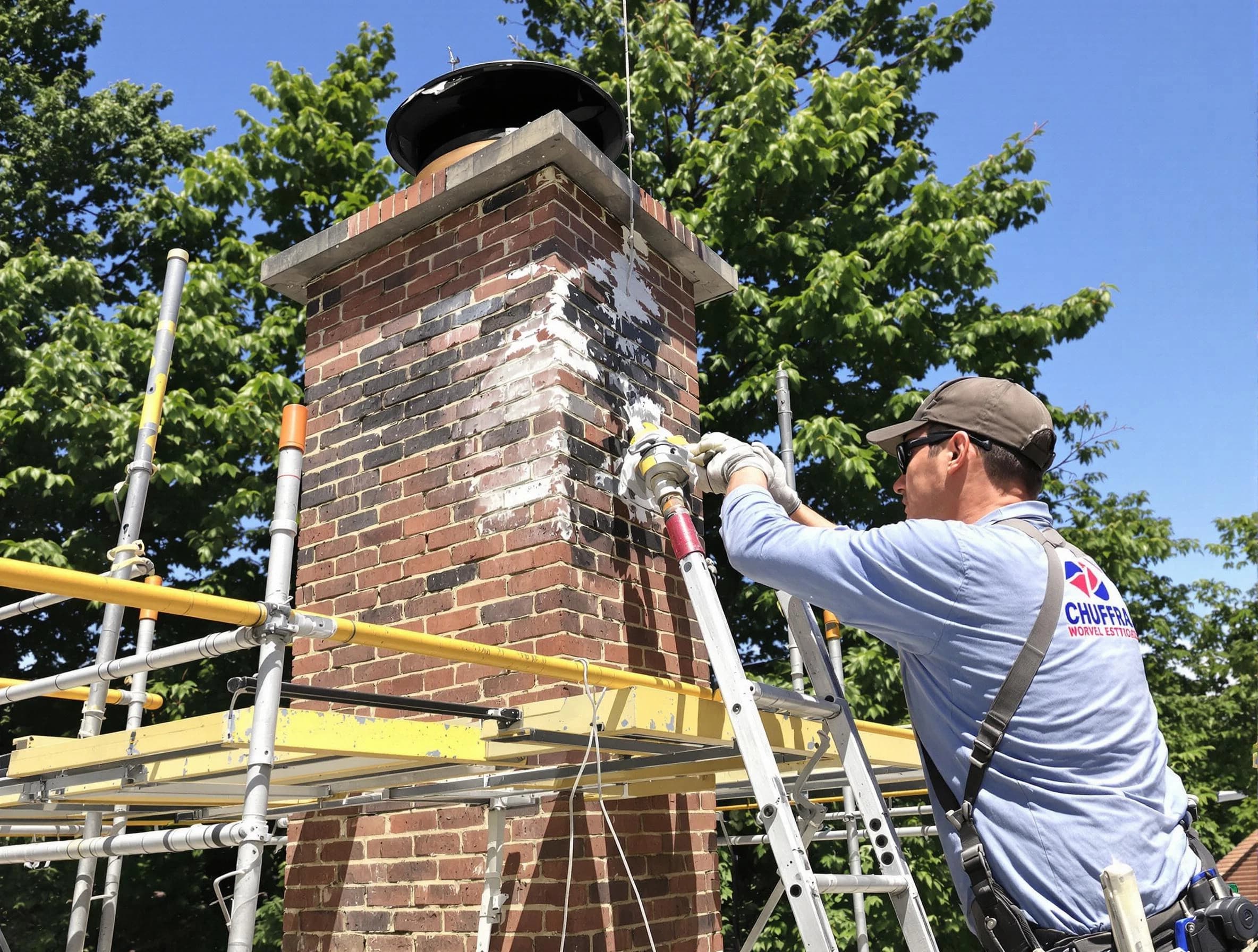 Structural chimney repair by Tuscaloosa Chimney Sweep in Tuscaloosa, AL
