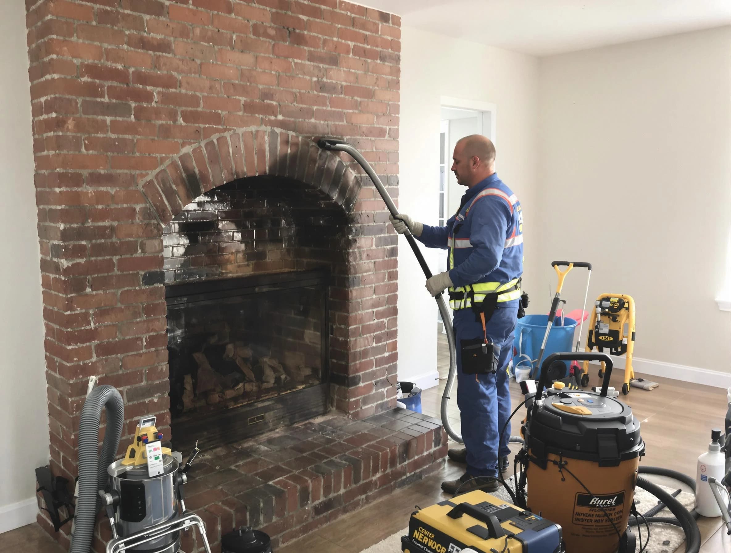 Tuscaloosa Chimney Sweep expert performing detailed chimney sweep in Tuscaloosa, AL