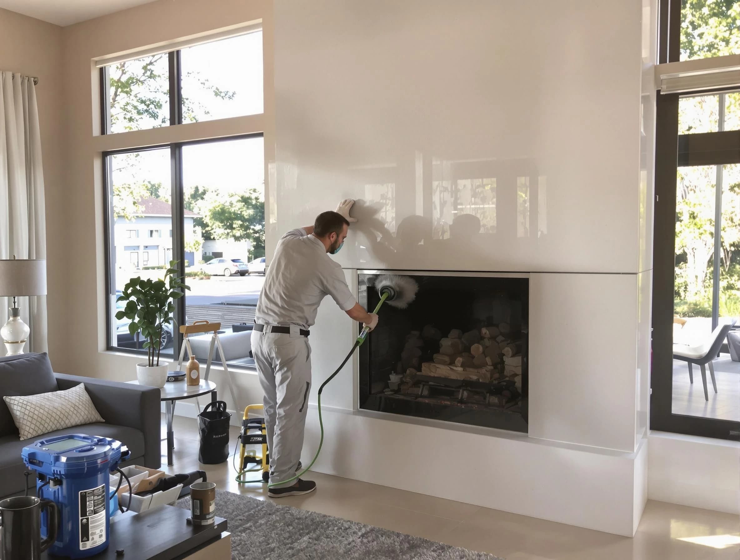 Tuscaloosa Chimney Sweep performing thorough soot removal in Tuscaloosa, AL