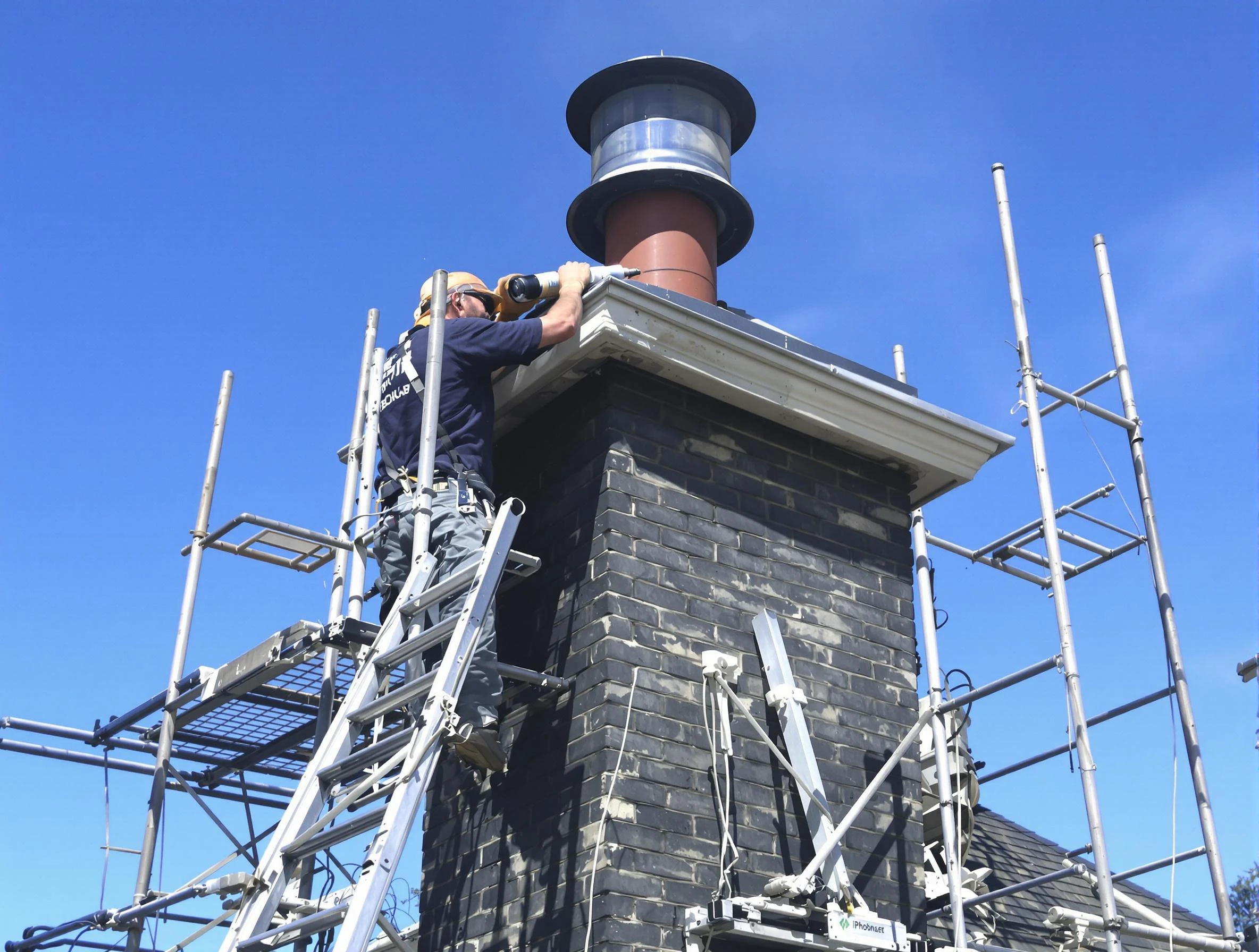 Sturdy chimney crown finished by Tuscaloosa Chimney Sweep in Tuscaloosa, AL