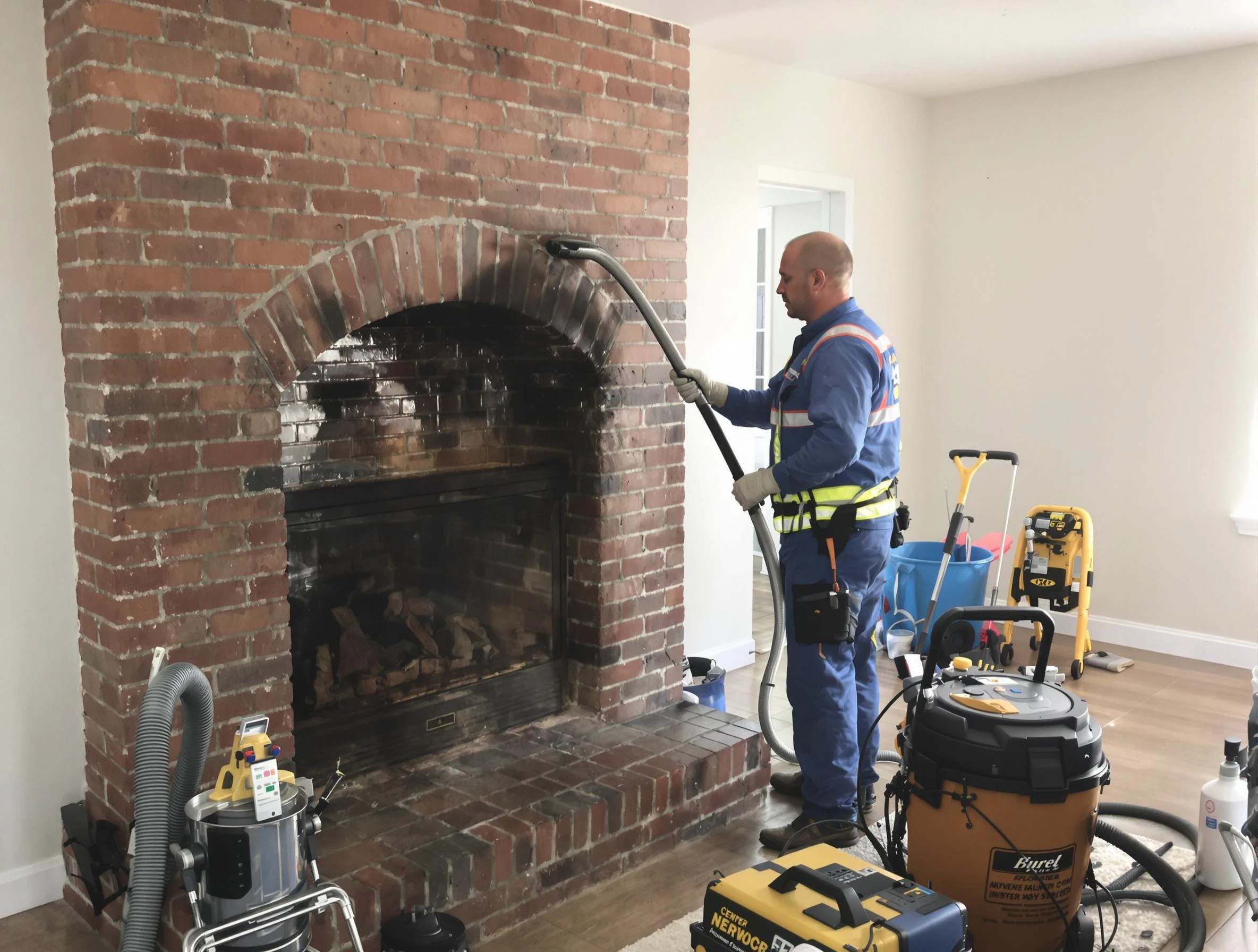Tuscaloosa Chimney Sweep expert performing detailed chimney sweep in Tuscaloosa, AL